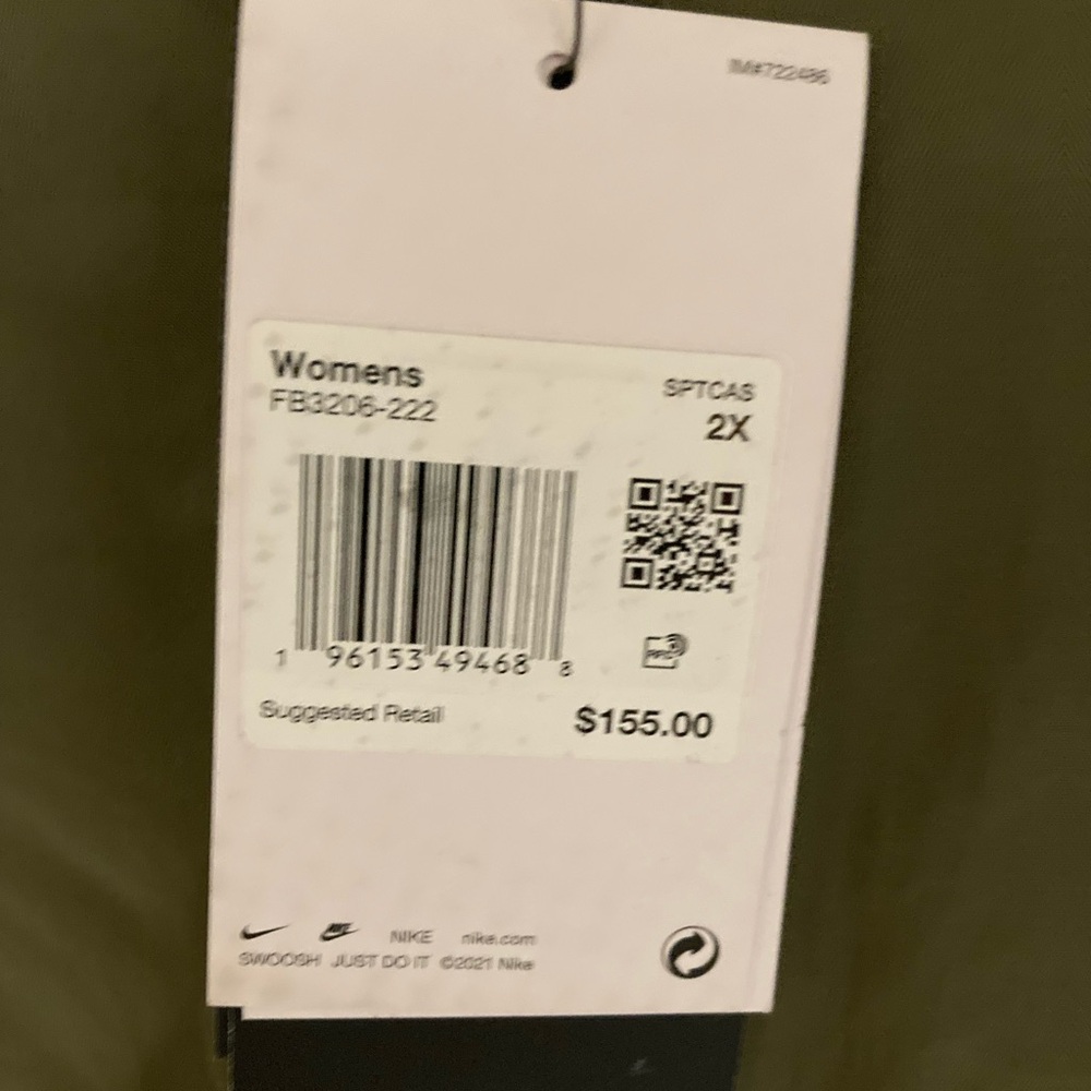 NWT Nike Loose Fit Reversible Jacket Plus Size 2X - Picture 14 of 15